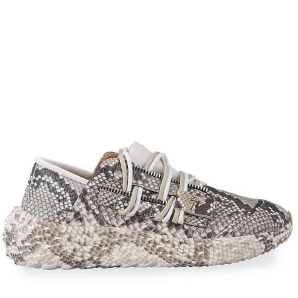 giuseppe zanotti BNIB python textured lowtops - Picture 5 of 14